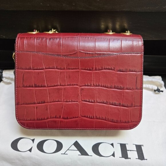 Coach Madison C6288 Shoulder Bag Wine Burgundy - Picture 6 of 14